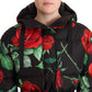 Floral Quilted Elegance Hooded Jacket