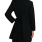 Black Trench Crystal Embellished Jacket