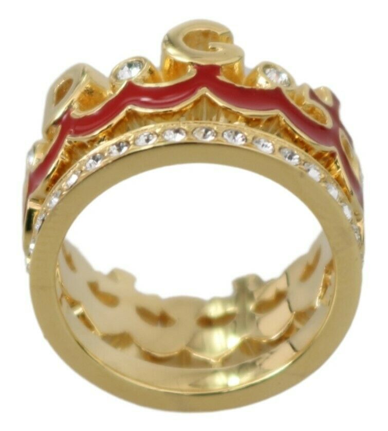 Regal Crown-Inspired Crystal Ring