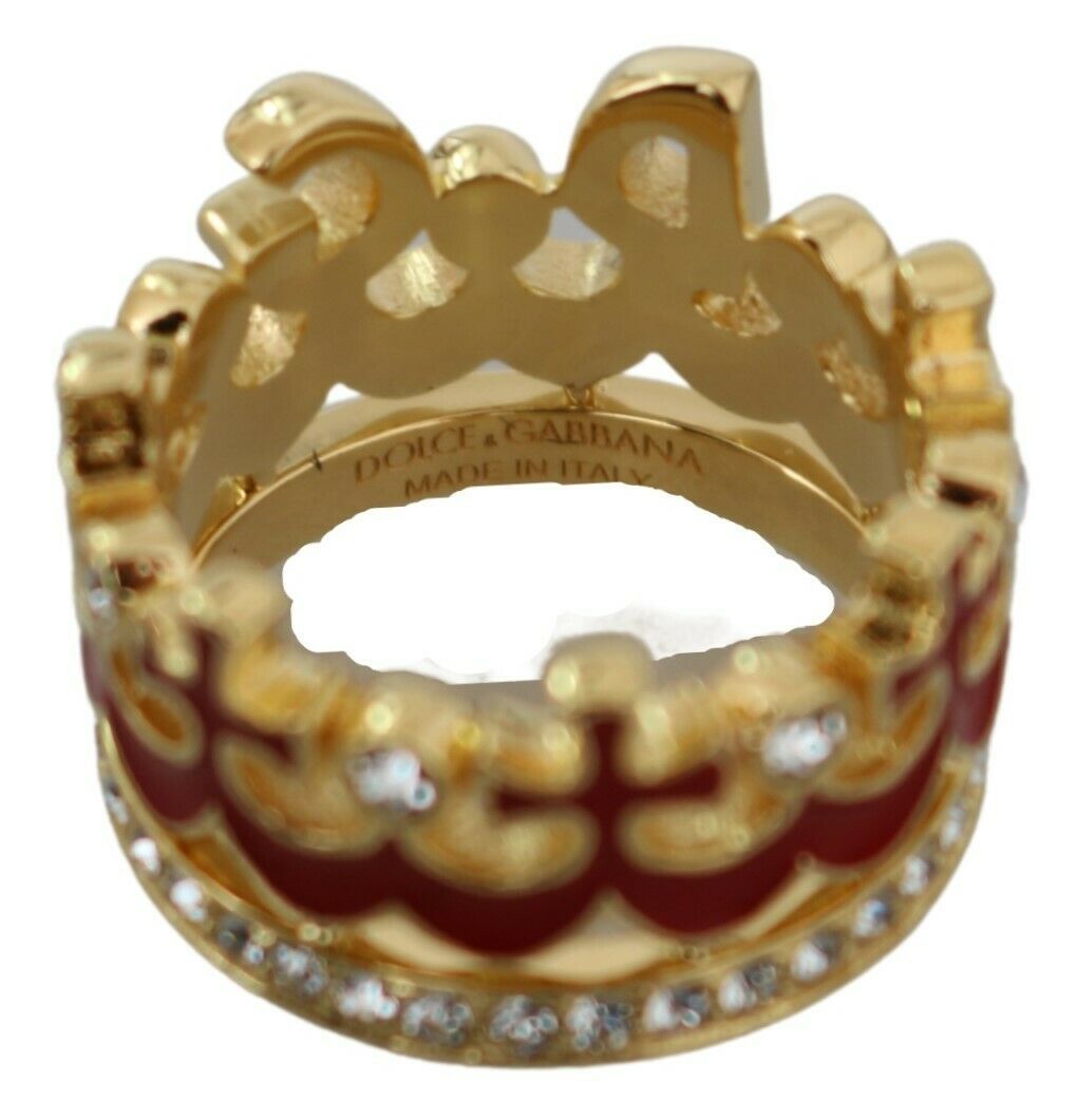 Regal Crown-Inspired Crystal Ring