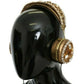 Stunning Gold Crystal Embellished Headphones