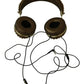 Stunning Gold Crystal Embellished Headphones