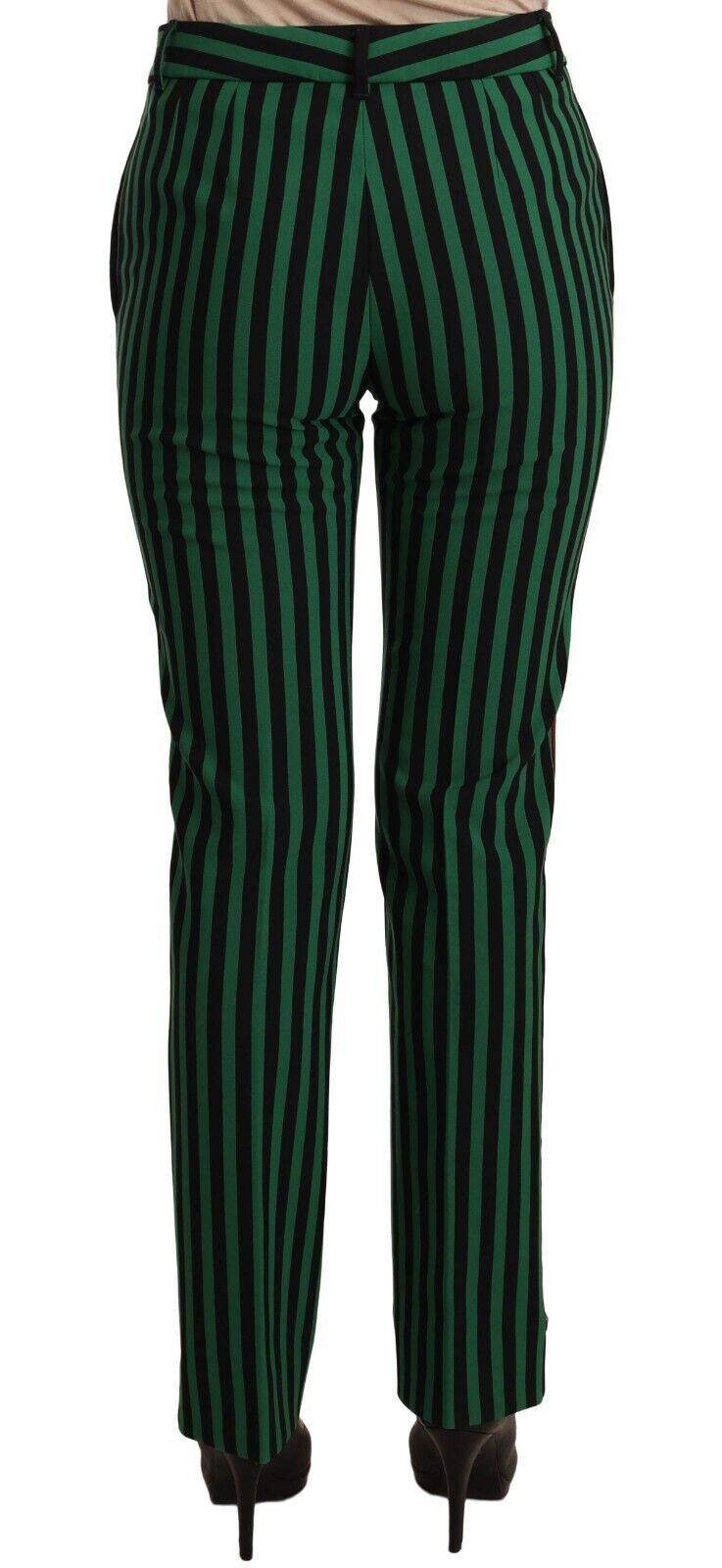 Elegant Striped Stretch Trousers