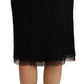 Elegant High Waist Pencil Midi Skirt