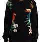 Elegant Embroidered Wool-Silk Cardigan