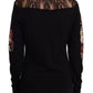 Angelic Rose Embroidered Pullover Sweater