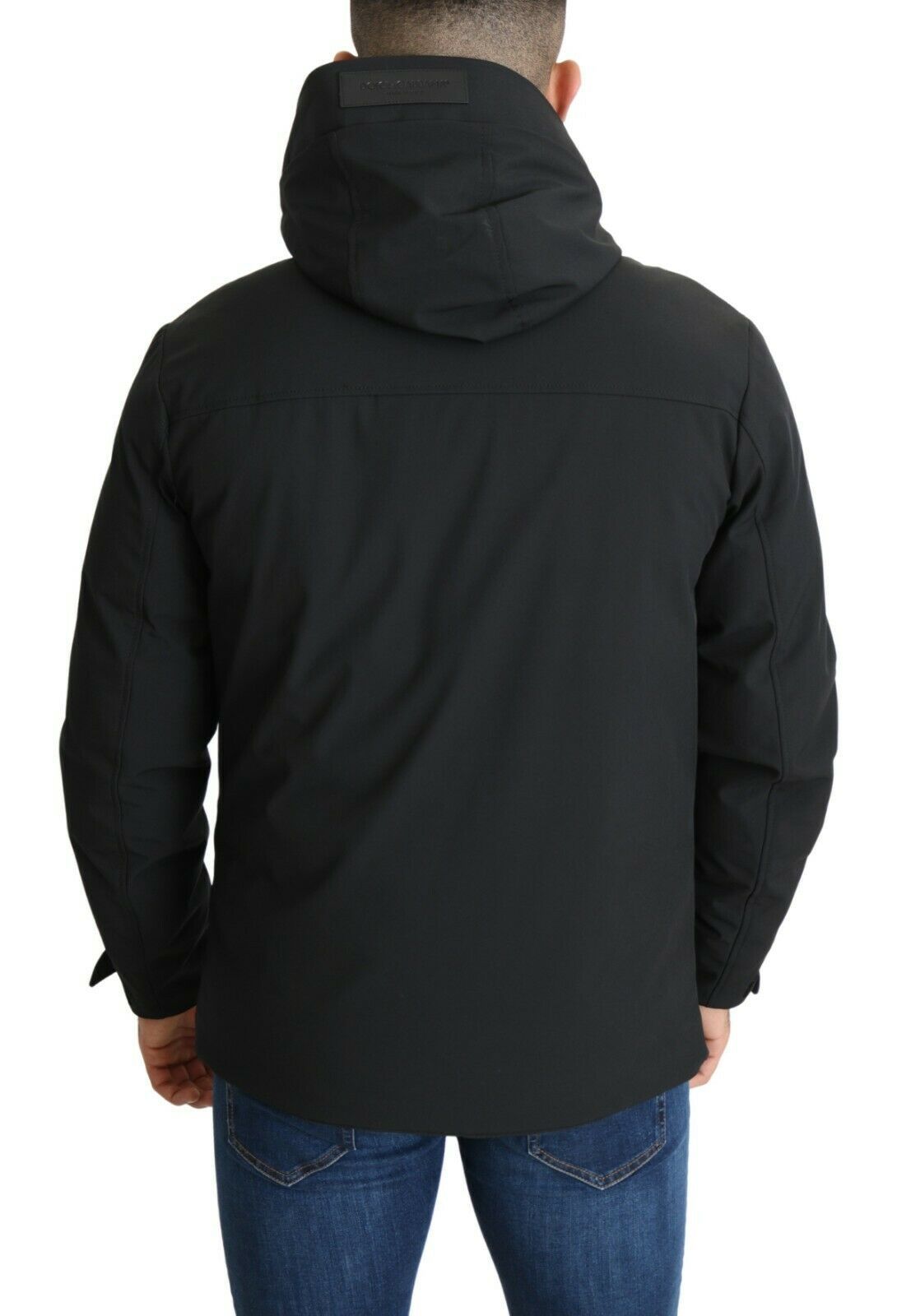 Elegant Hooded Windbreaker Jacket