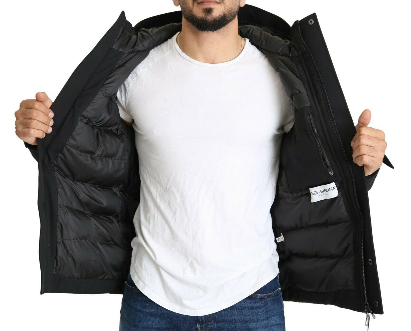 Elegant Hooded Windbreaker Jacket