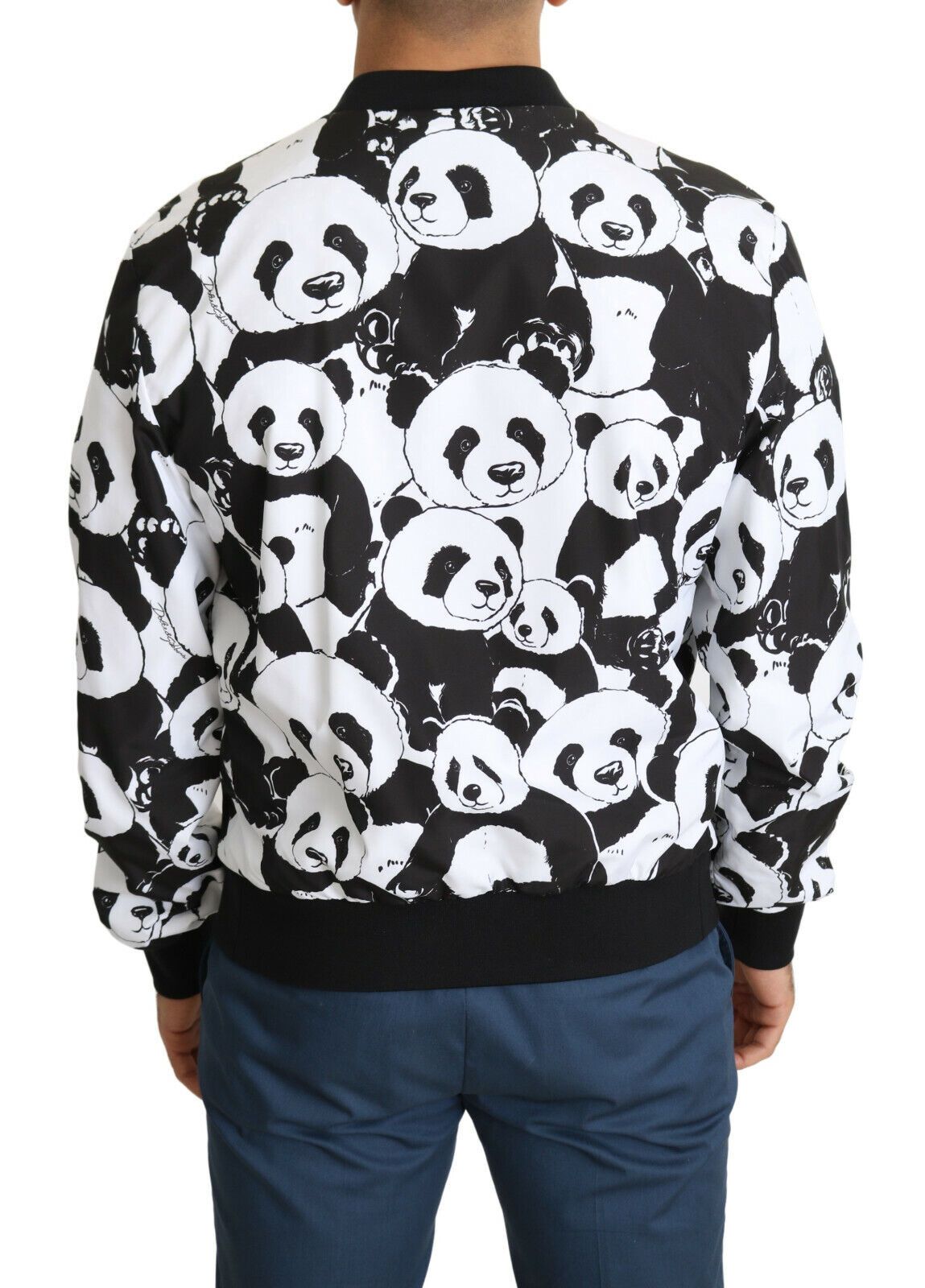 Exquisite Panda Print Bomber Jacket