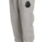Gray Cotton Sweater Pants Set Tracksuit