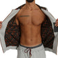 Elegant Gray Cotton Sweatsuit Ensemble