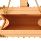 Chic Orange Twist Lock Shoulder Clutch
