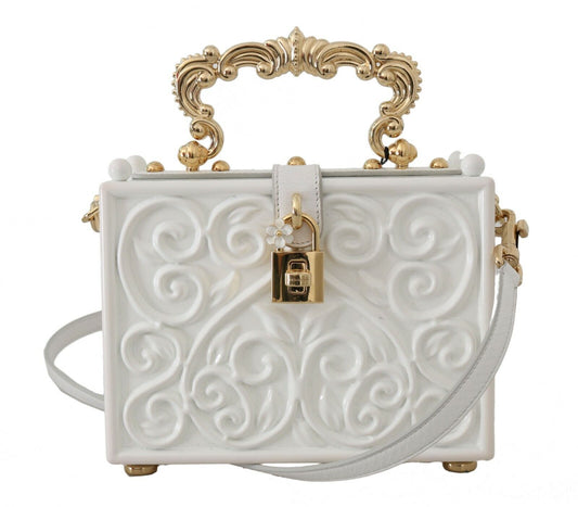 Elegant Hand-Painted Baroque Box Bag