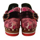 Elegant Velvet Crystal-Embellished Slides
