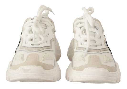 Chic Daymaster White & Beige Sneakers