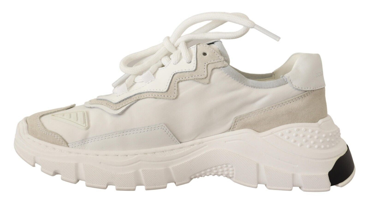 Chic Daymaster White & Beige Sneakers