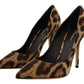 Chic Leopard Brocade Stiletto Pumps