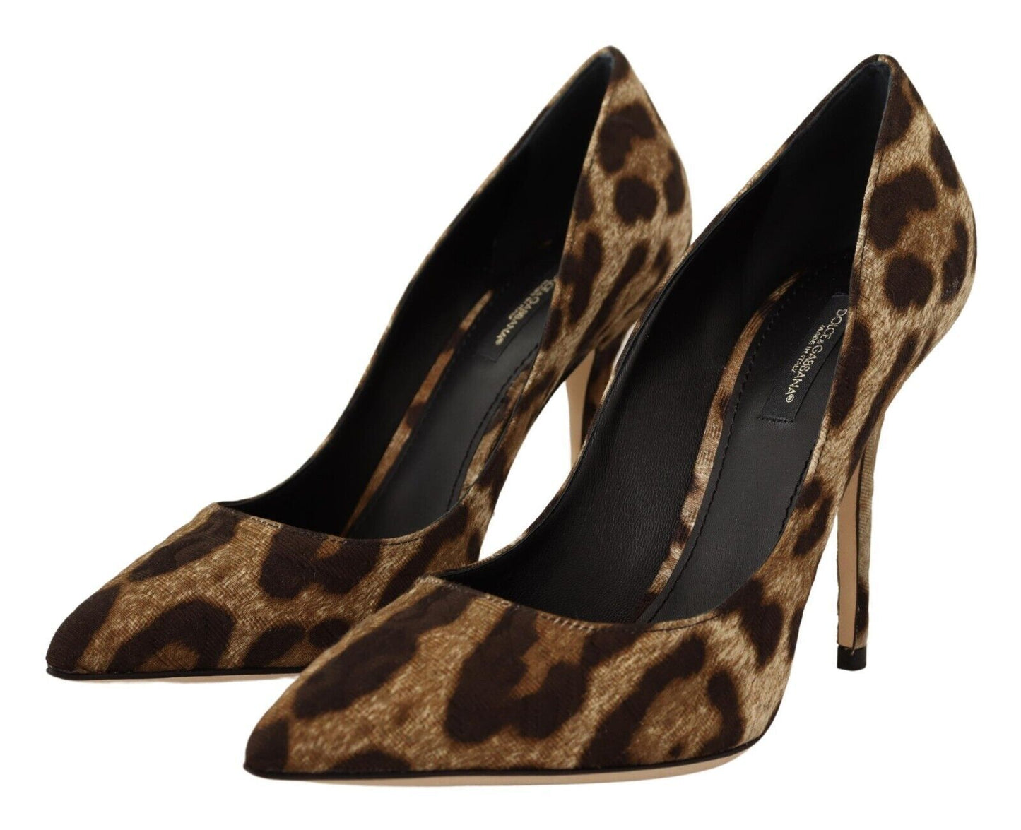 Chic Leopard Brocade Stiletto Pumps