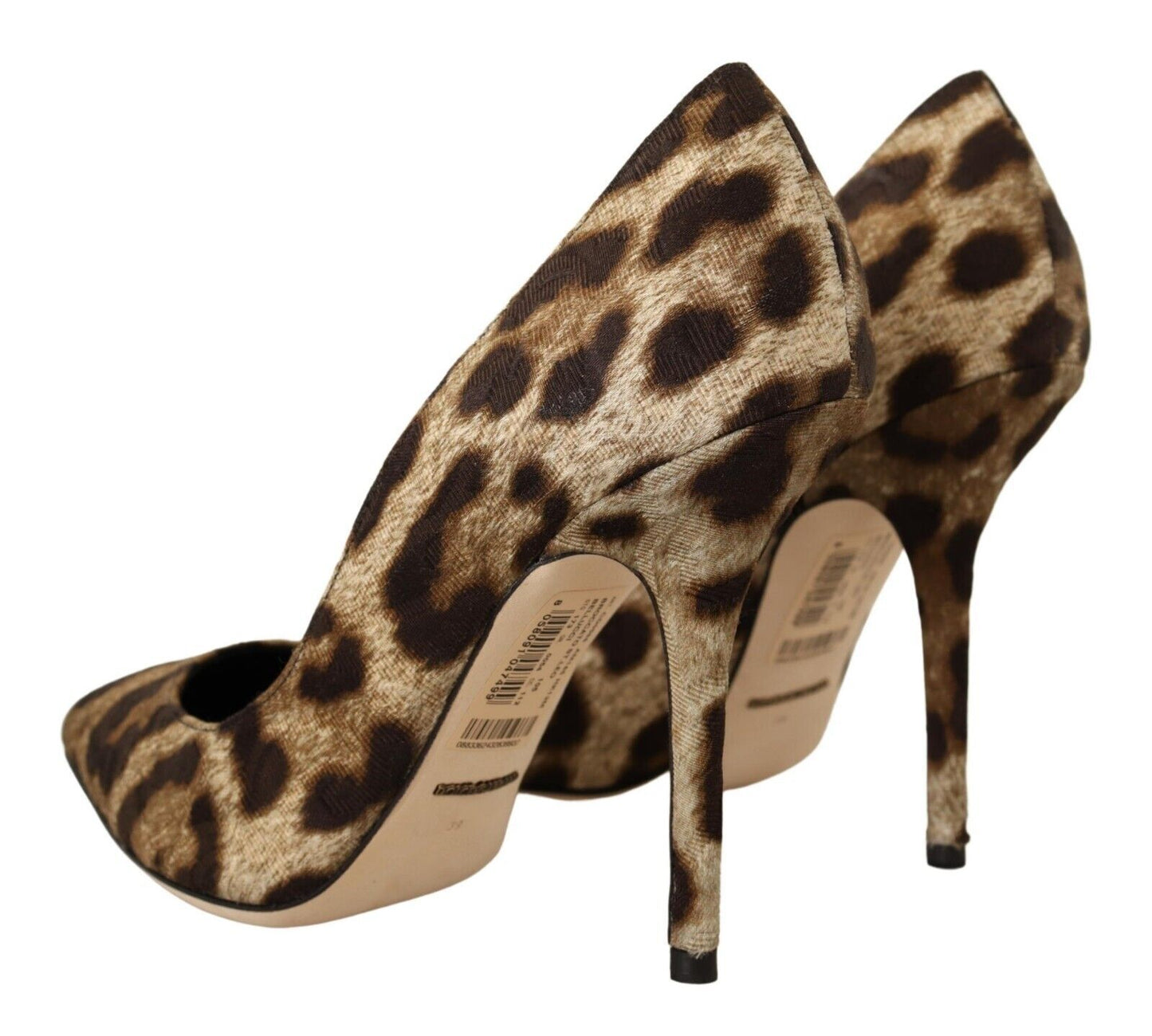 Chic Leopard Brocade Stiletto Pumps