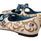 Chic Floral Embroidered Flat Sandals for Summer