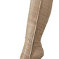 High Cardinale Beige Leather Boots