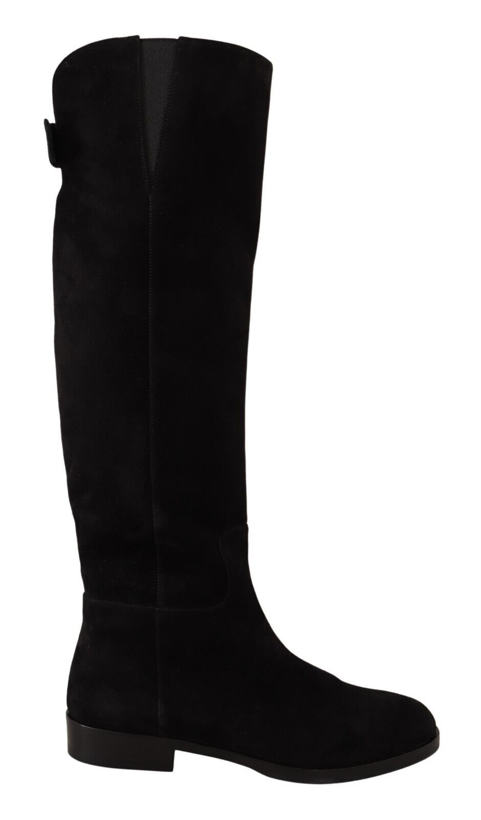 Elegant Black Suede High Rider Boots