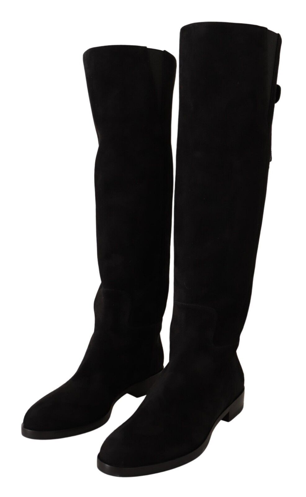 Elegant Black Suede High Rider Boots