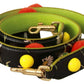 Embellished Multicolor Leather Shoulder Strap
