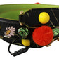 Embellished Multicolor Leather Shoulder Strap