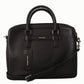 Elegant Black Leather Messenger Bag