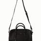 Elegant Black Leather Messenger Bag