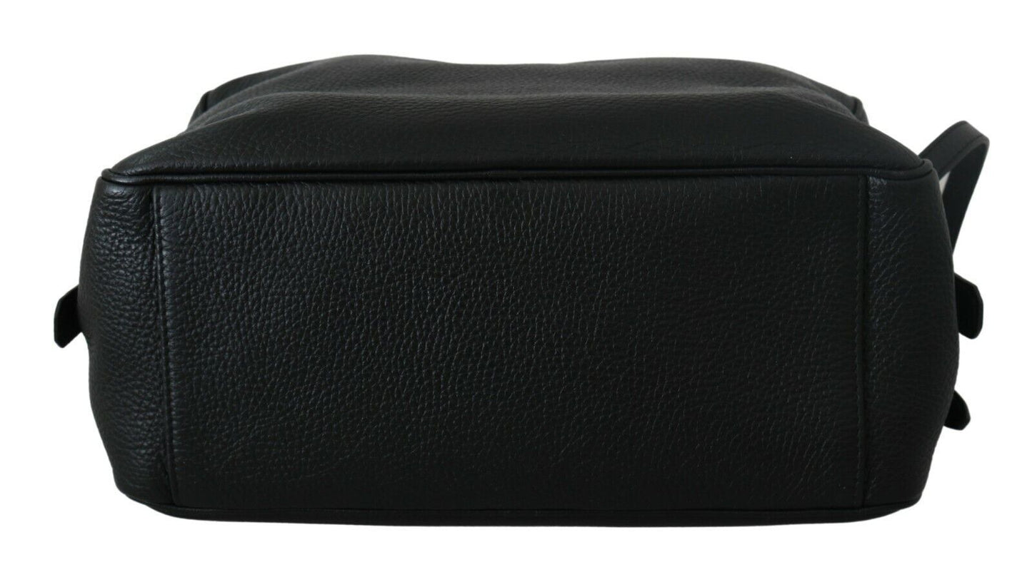 Elegant Black Leather Clutch for Men