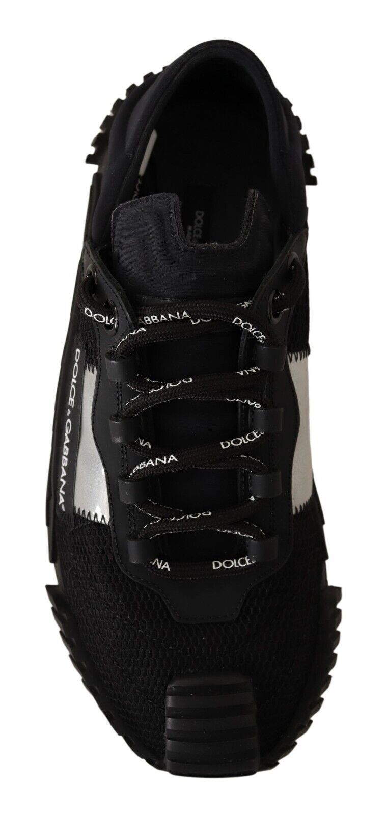 Elegant Black Textile NS1 Sneakers with Logo Accent