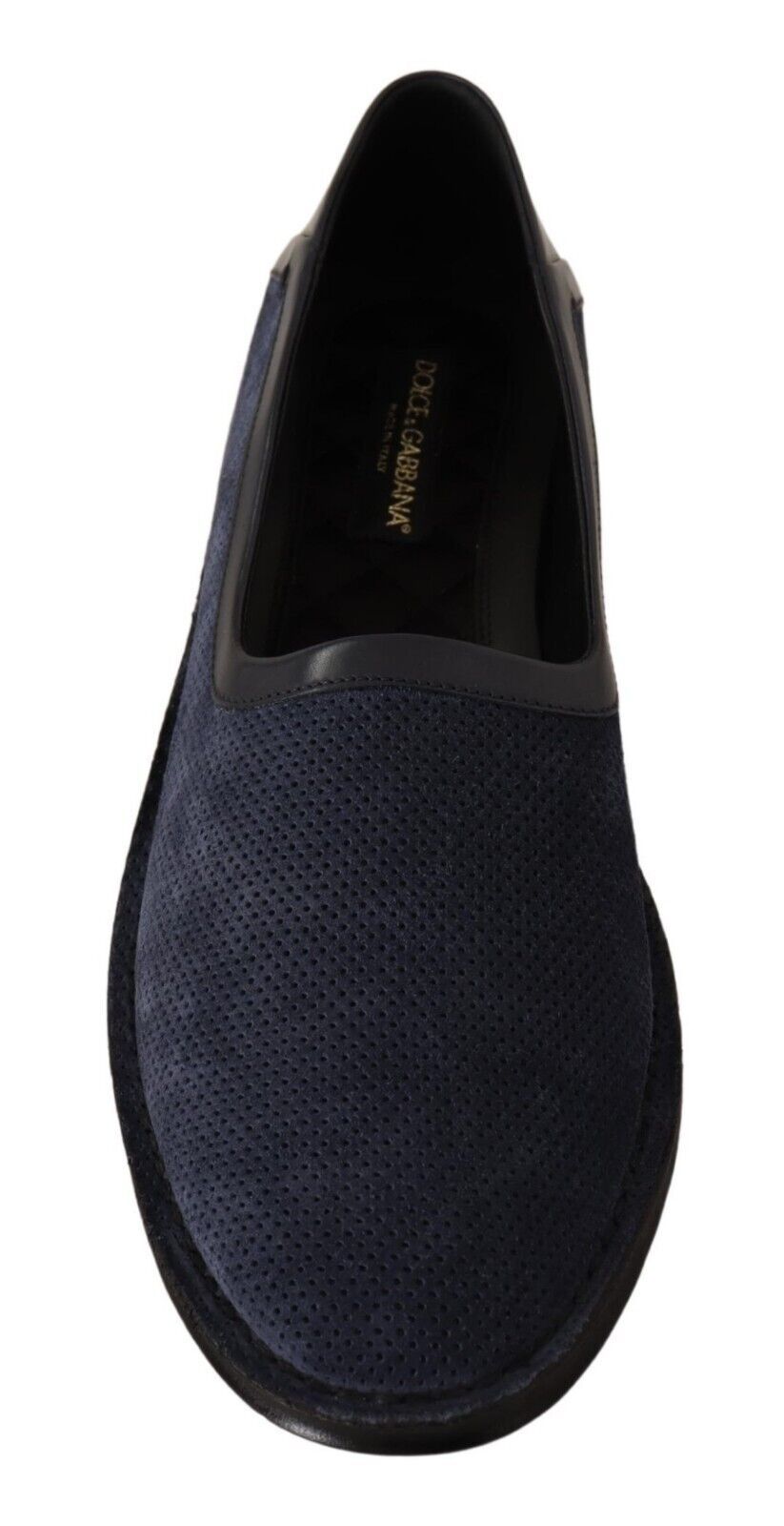 Chic Blue Leather Loafers for the Modern Gentleman