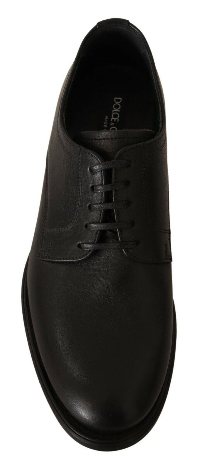 Elegant Black Leather Derby Shoes