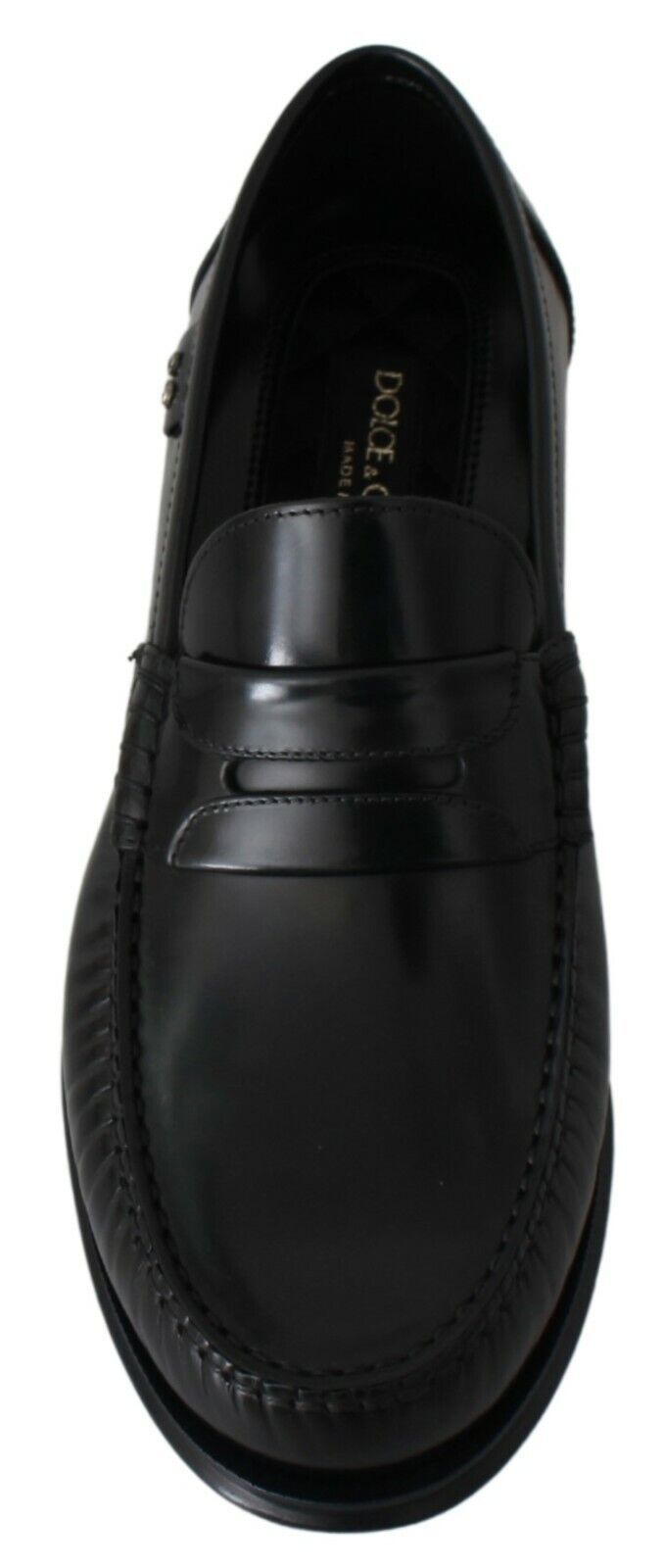 Elegant Black Leather Loafers for Men