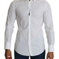 White Dress Formal Slim Cotton Shirt