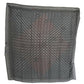 Black Gray Silk Foulard Branded C'N'C Scarf