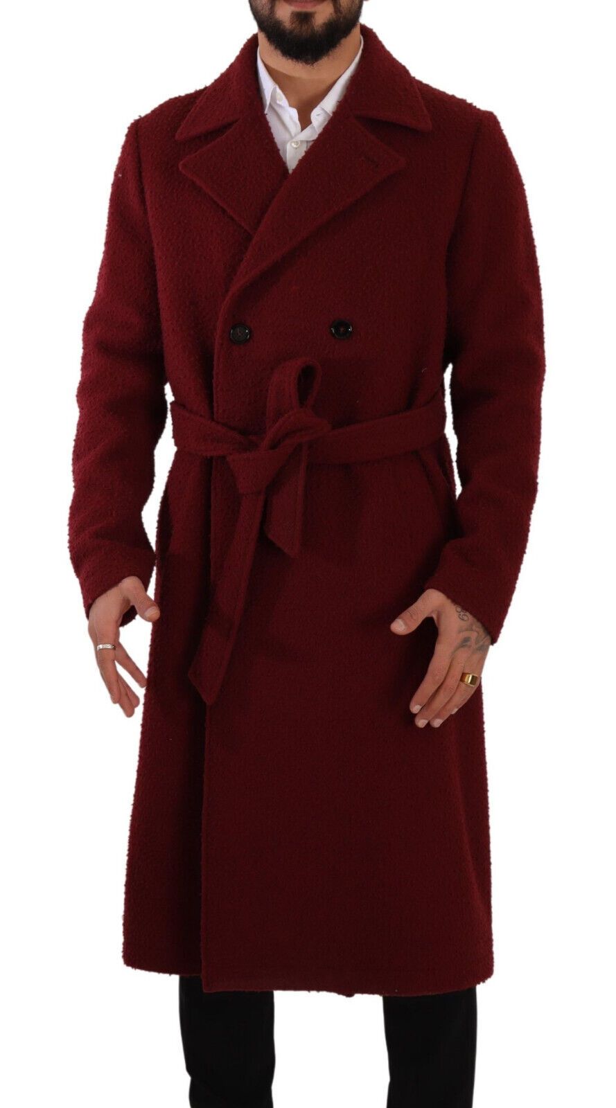 Stunning Double Breasted Wool Overcoat