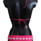 Pink Two Piece Swimwear Beachwear Swimsuit Bikini