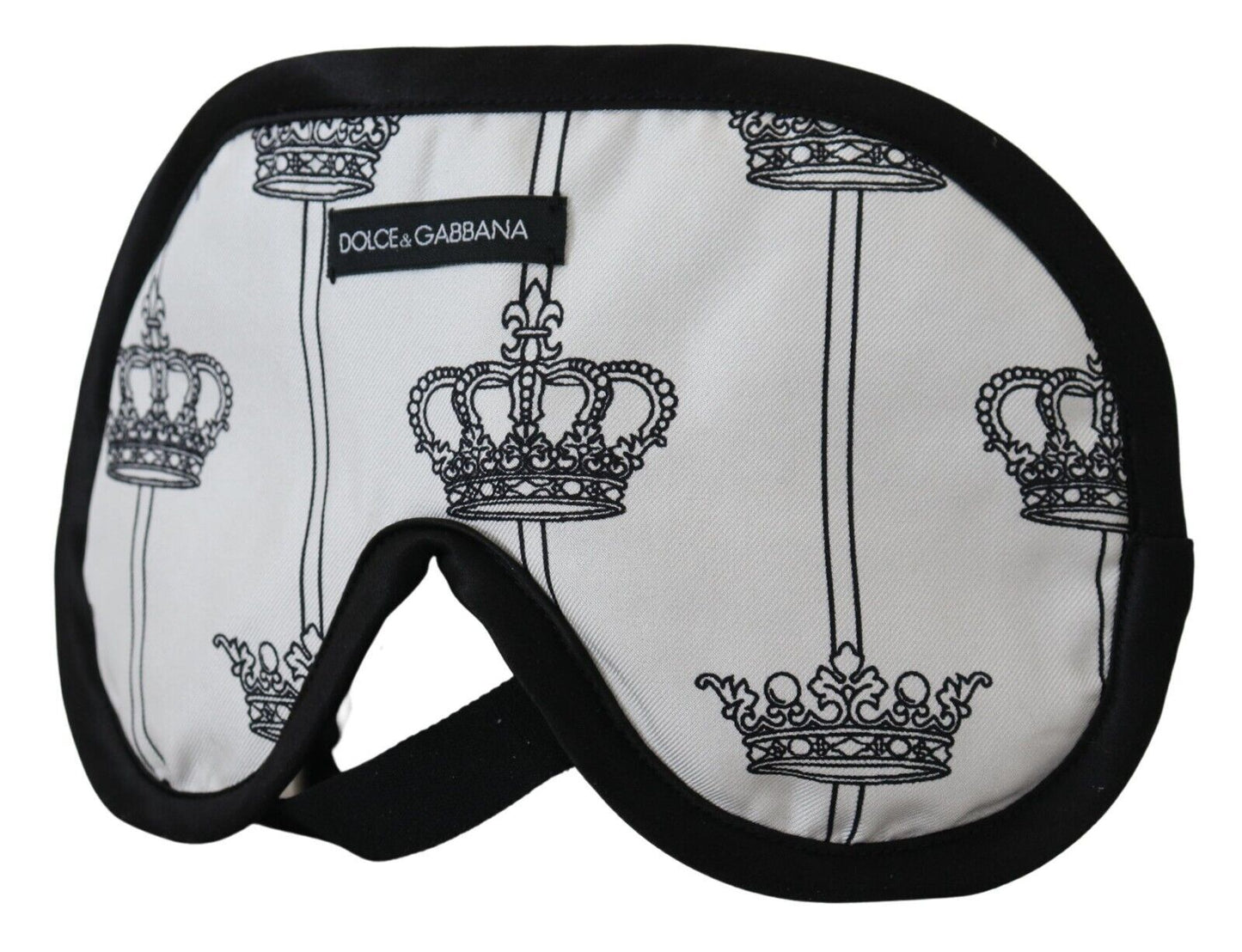 Elegant Silk-Blend Crown Eye Mask