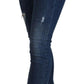 Elegant Blue Denim Pants - Elevate Your Style