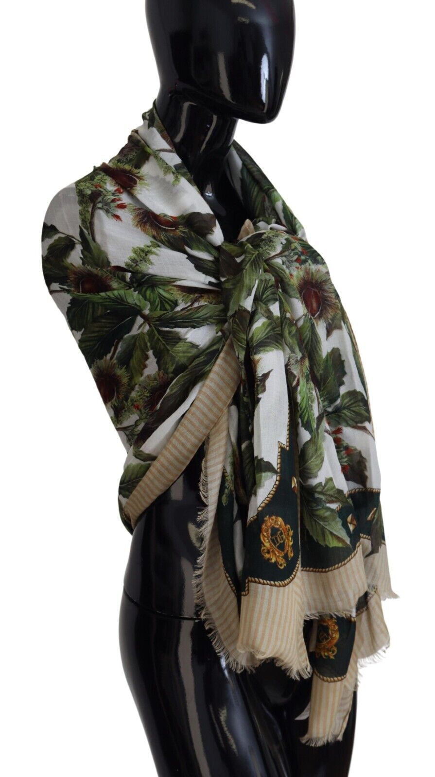 Elegant Multicolor Fringed Modal Scarf