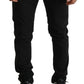 Black Skinny  Cotton Stretch Denim Jeans