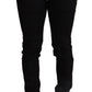 Elegant Slim Fit Skinny Jeans in Black