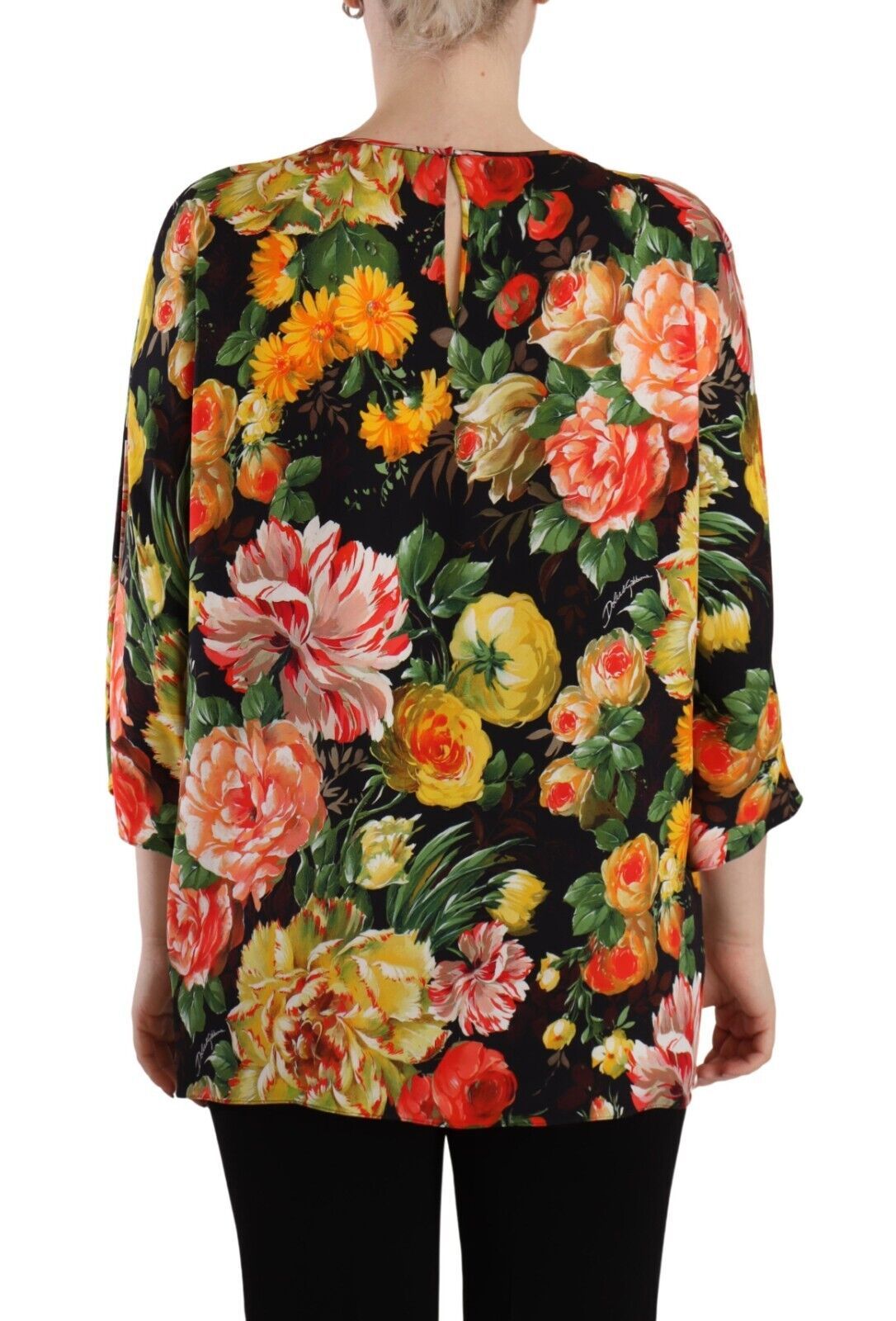 Exquisite Multicolor Elbow Sleeve Blouse