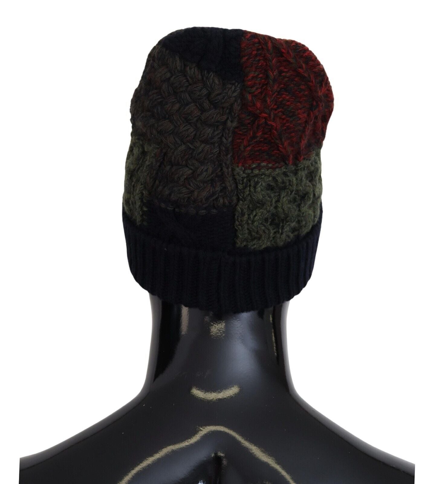 Multicolor Virgin Wool Cashmere Beanie