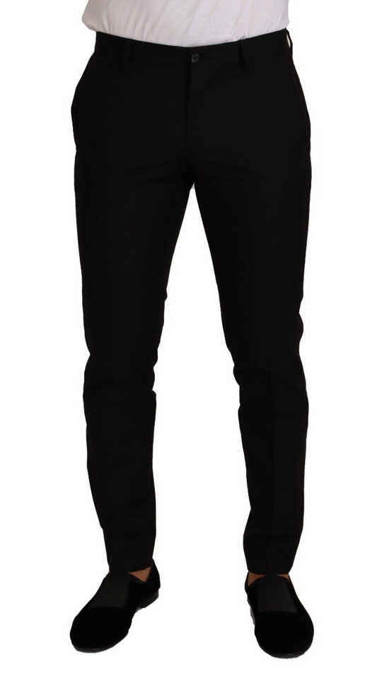 Elegant Slim Fit Tuxedo Trousers