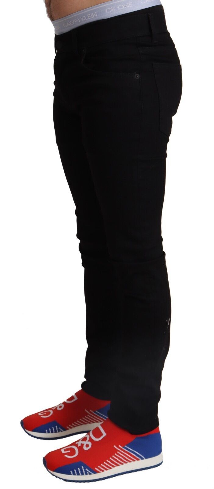 Elegant Slim Fit Skinny Jeans in Black