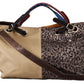 Chic Multicolor Leather Shoulder Tote Bag